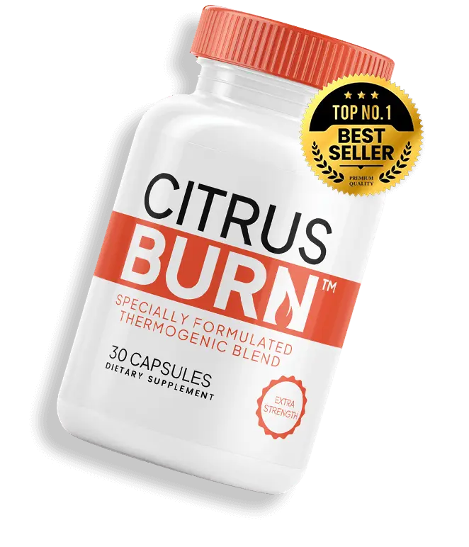 CitrusBurn – Orange Peel Thermogenic Supplement, 1 capsule daily, Made in USA, 180-Day Guarantee